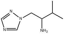 3-methyl-1-(1H-1,2,4-triazol-1-yl)butan-2-amine 结构式