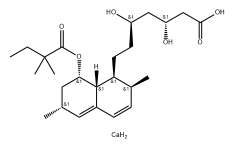 Tenivastatin calcium Structure