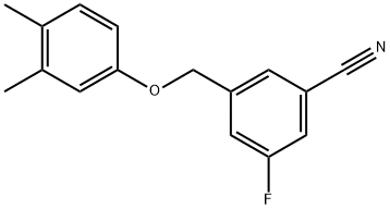 1510169-87-5 3-[(3,4-Dimethylphenoxy)methyl]-5-fluorobenzonitrile