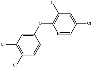 5-Chloro-2-(3,4-dichlorophenoxy)-3-fluoropyridine 结构式