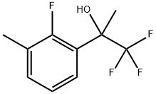 1,1,1-trifluoro-2-(2-fluoro-3-methylphenyl)propan-2-ol Structure