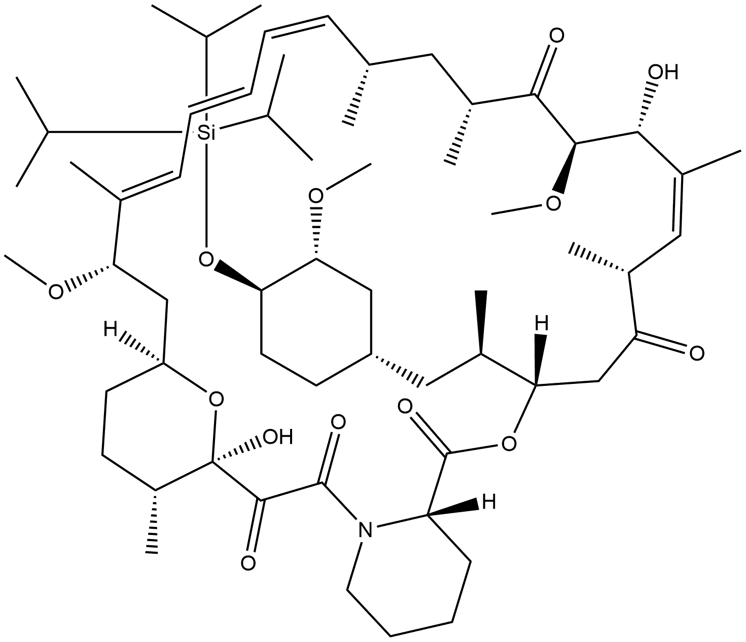 Rapamycin, 42-O-[tris(1-methylethyl)silyl]- (9CI)
