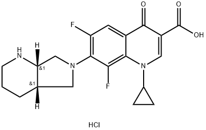 莫西沙星杂质A(盐酸盐), 151282-23-4, 结构式