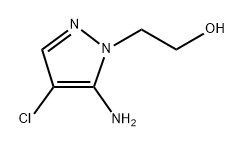 2-(5-amino-4-chloro-1H-pyrazol-1-yl)ethan-1-ol 结构式