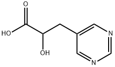 2-羟基-3-(嘧啶-5-基)丙酸 结构式