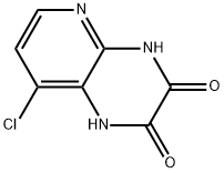 8-氯-1,4-二氢吡啶并[2,3-B]吡嗪-2,3-二酮 结构式