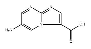 6-aminoimidazo[1,2-a]pyrimidine-3-carboxylic acid 结构式
