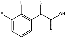 2-(2,3-difluorophenyl)-2-oxoacetic acid Struktur