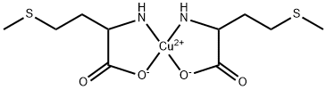 bis(DL-methioninato-N,O)copper Struktur