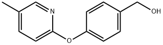 4-[(5-Methyl-2-pyridinyl)oxy]benzenemethanol Structure