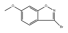 3-bromo-6-methoxy-1,2-benzoxazole 结构式