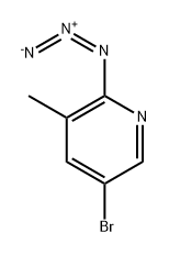 2-azido-5-bromo-3-methylpyridine,1521217-40-2,结构式
