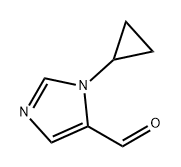 1-环丙基-1H-咪唑-5-甲醛, 1521287-11-5, 结构式