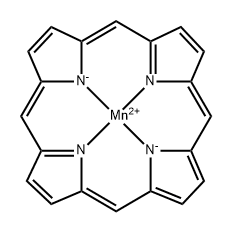 manganese(III) porphyrin Struktur