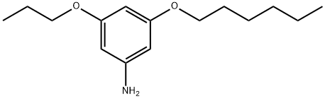 3-(Hexyloxy)-5-propoxybenzenamine Structure