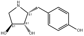 152338-66-4 3,4-Pyrrolidinediol, 2-[(4-hydroxyphenyl)methyl]-, [2R-(2α,3α,4β)]- (9CI)
