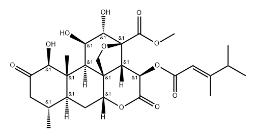 bruceanol E,152645-85-7,结构式