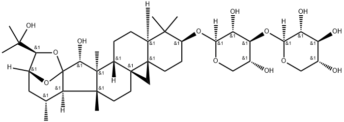シミシドB 化学構造式