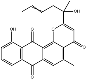 β-Indomycinone 化学構造式