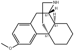 (+)-3-甲氧基吗啡喃, 1531-23-3, 结构式