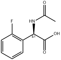 N-AC-R-2-氟苯甘氨酸, 153381-39-6, 结构式