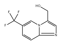 6-(trifluoromethyl)imidazo[1,2-a]pyridin-3-yl]methanol 化学構造式