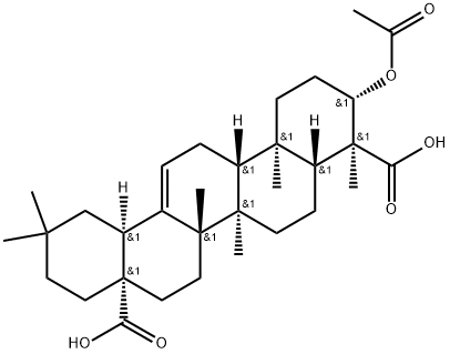Gypsogenic Acid O-Acetate 结构式