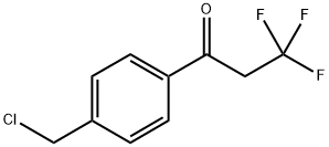 1-[4-(氯甲基)苯基]-3,3,3-三氟丙-1-酮, 1534385-78-8, 结构式
