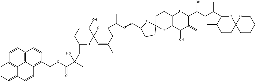 OKADAIC ACID PYRENYL METHYL ESTER 结构式