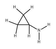 Cyclopropylamine-d7 结构式