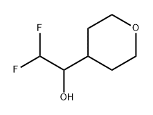 2,2-二氟-1-(四氢2H吡喃-4-基)乙-1-醇,1536251-02-1,结构式