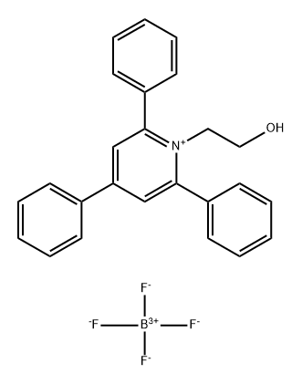 1-(2-Hydroxyethyl)-2,4,6-triphenylpyridin-1-ium tetrafluoroboranuide 结构式