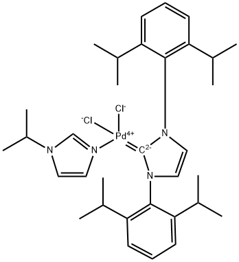 1537172-99-8 钯,[1,3-双[2,6-双(1-甲基乙基)苯基]-1,3-二氢-2H-咪唑-2-亚基]二氯[1-(1-甲基乙基)-1H-咪唑-ΚN3]-,(SP-4-1)