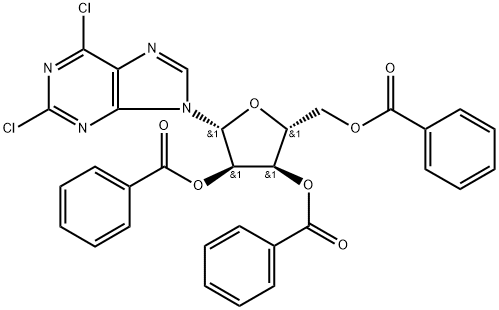 9H-Purine, 2,6-dichloro-9-(2,3,5-tri-O-benzoyl-β-D-ribofuranosyl)-