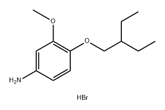 m-Anisidine, 4-(2-ethylbutoxy)-, hydrobromide Structure