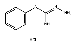 Benzothiazole, 2-hydrazinyl-, hydrochloride (1:1) Struktur