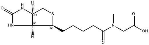 Biotin-sar-oh, 154024-76-7, 结构式