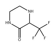 3-(三氟甲基)哌嗪-2-酮, 1540402-18-3, 结构式