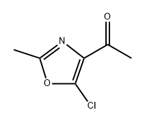 1-(5-chloro-2-methyl-1,3-oxazol-4-yl)ethan-1-one 结构式