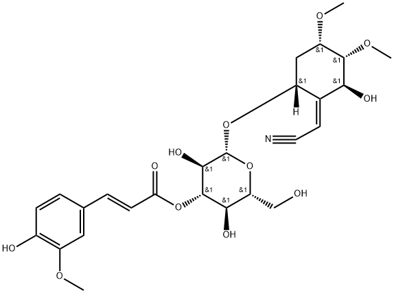 SIMMONDSIN-3'-FERULATE(SH) Structure