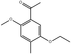 1-(5-Ethoxy-2-methoxy-4-methylphenyl)ethanone 结构式