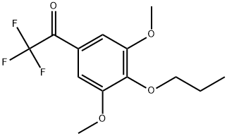 1-(3,5-Dimethoxy-4-propoxyphenyl)-2,2,2-trifluoroethanone Structure