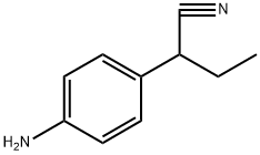 Benzeneacetonitrile, 4-amino-α-ethyl- Structure