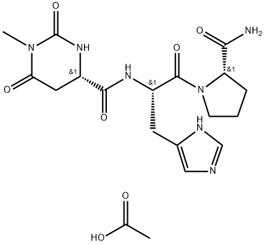 Taltirelin acetate 结构式