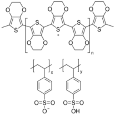 Poly(3,4-ethylenedioxythiophene)-poly(styrenesulfonate) Structure