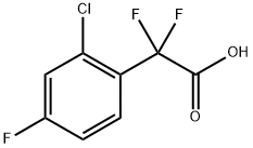 Benzeneacetic acid, 2-chloro-α,α,4-trifluoro- 结构式