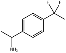 4-(1,1-difluoroethyl)-α-methyl-Benzenemethanamine Structure