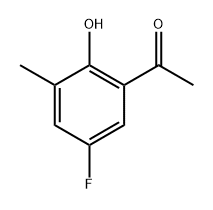 1-(5-fluoro-2-hydroxy-3-methylphenyl)ethan-1-one Struktur