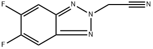 2-(5,6-二氟-2H-苯并[D][1,2,3]三唑-2-基)乙腈 结构式