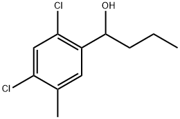2,4-Dichloro-5-methyl-α-propylbenzenemethanol 结构式